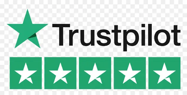 Trustpilot five stars badge